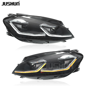 Gruppo Fari a LED JUSHUN per <span class=keywords><strong>Volkswagen</strong></span> <span class=keywords><strong>Golf</strong></span> <span class=keywords><strong>7.5</strong></span> 18-20, Aggiornamento con Nuove Luci Diurne - Product Image 2