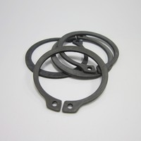 UNI7435 23mm Steel Retaining Ring & Circlip (DIN471 Standard) Industrial Black Finish 47-54 HRC Hardness Retaining Washers