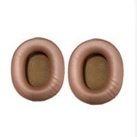 SX1 Set Aksesori headphone, ATH-MSR7 kulit domba segitiga besi dengan M50X M40X XY Band sarung spons cangkir telinga