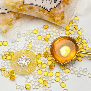 Gránulos de Cera para Sellar, Bolsa de 100 Piezas, Transparentes, Amarillos y Blancos, para Decoración de Diarios, Manualidades y Arte - Product Image 3