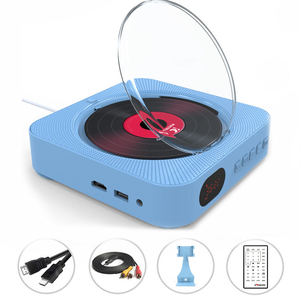 Reproductor de CD de Pared Personalizado de Fábrica con Bluetooth, USB, Radio FM, Control Remoto, Reloj Digital, Función de Repetición AB para Uso en Casa, Estudio o Auto - Product Image 4