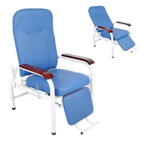 Chaises médicales bon marché vendues par les fabricants Chaise d'accompagnement de patients hospitalisés Chaise réglable pour perfusion en clinique