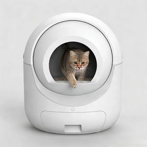 Bac à litière pour chat intelligent avec capteur automatique anti-odeurs, toilette pour animaux domestiques autonettoyante, sûre et durable pour l'intérieur, nettoyage automatique du litière - Product Image 1