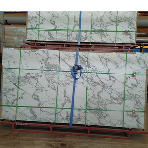 Lastra Sottile Grande 1200x2400 in Gres Porcellanato Smaltato, Pannello in Pietra Sinterizzata Grigia, Lastre Lucide in Ceramica Smaltata 1600x3200 Bianche - Product Image 1