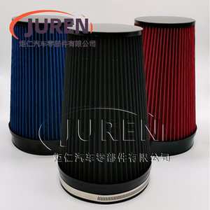 Filtro de Admisión de Aire de Alto Flujo Juren, 150 mm, Forma de Cono Negro, para Automóviles - Product Image 4