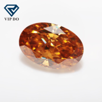 Moissanite champagne foncé taille ovale pierres précieuses en vrac VVS1 GRA prix de gros diamants Moissanite pour la fabrication de bijoux