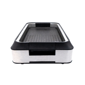 Barbecue électrique multifonction personnalisable, contrôle de la température, acier inoxydable, 2000W, grill à <span class=keywords><strong>raclette</strong></span> pour <span class=keywords><strong>2</strong></span> personnes - Product Image 4