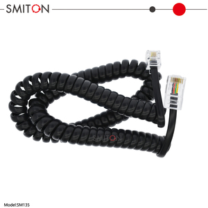 Longueur personnalisée RJ11 6P4C à RJ45 8P4C câble spiralé combiné téléphonique cordon bobine - Product Image 6