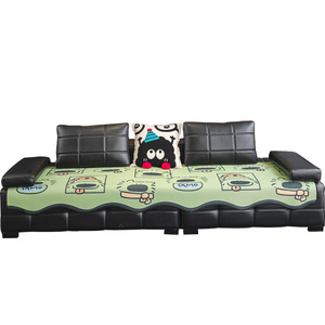 Cute Cartoon <b>Dog</b> Ice Silk <b>Sofa</b> Cover 145-185CM Non-Slip Modular <b>Sofa</b> Cushion All Season Dust Proof Cat Scratch Resistant - Product Image 5