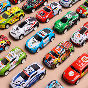 Auto Giocattolo in Miniatura in Lega con Frizione 6,8cm Modelli di Auto in Metallo Design Cartoon Resistente alle Cadute con Graffiti Educazione Unisex per Bambini - Product Image 4