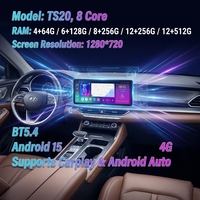 Radio para Auto Android Octa Core 4G DSP con GPS, Navegación y Reproductor Multimedia 12+512G para Hyundai Universal