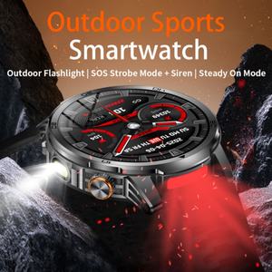 Nuevo Reloj Inteligente Deportivo AK95 Unisex con Pantalla HD de 1.82 Pulgadas, Llamadas Bluetooth, Múltiples Modos Deportivos, Luz LED de Dos Colores para Exteriores - Product Image 2