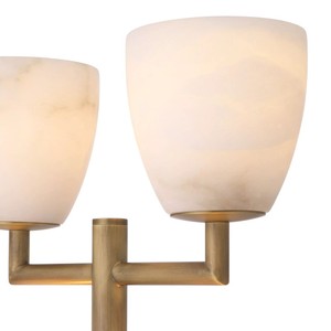 Multi <b>Head</b> Chandelier Natural Marble Shade Led Light E27 Bulb Base For Home Living Room Staircase Lighting - Product Image 4