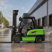 Équipement de manutention à prix réduit saisonnier : Chariot élévateur électrique contrepoids robuste 2,5 tonnes avec fourches renforcées pour entrepôt - Fabricant