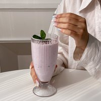 Hotselling zomerse sapglas, hoogwaardig drinkglas voor thuis, melkthee, fruitthee, koude dranken, cocktailglas voor café, dagelijks gebruik