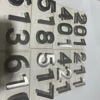 Letreros Personalizados para Hoteles, de Acero Inoxidable Crudo Horizontal Cepillado, con Números, Ecológicos, para Interiores/Exteriores, con Alta Tasa de Recompra