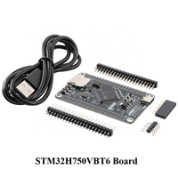 STM32H743VIT6 STM32H750VBT6 STM32 STM32H STM32H7 Modul Papan Pengembangan Sistem Inti M7 Antarmuka TFT SPI 3.3V dengan Kabel USB