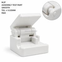 MJP Pieza de prueba de ensamblaje de resina UV impresa en 3D, Mecanismo de bisagra, Impresión multijet, Prueba de ajuste, Prototipo, OEM personalizado