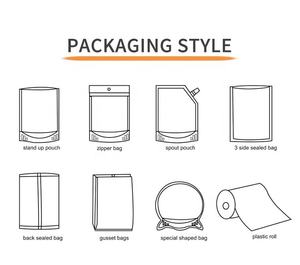 Sacs d'emballage personnalisés imprimés biodégradables refermables en papier kraft, plastique, Mylar pour aliments pour chiens, friandises, litière pour chats, sacs vides 2L 5L 6L 7L - Product Image 6