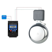 IStapromo Gifts Cloche électrique 220V pour l'école et le travail, disponible en 4, 6, 8 pouces, 100mm, 150mm, 200mm, 300mm