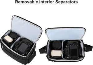 Étui pour appareil photo gratuit, sac de voyage en toile portable pour l'extérieur, protection, transport, bandoulière réglable, compatible avec les amateurs de photographie - Product Image 3