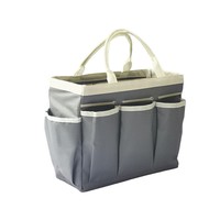 Sac de rangement pour outils de jardin, imperméable, grande capacité, pliable, avec clip ceinture, pour jardinage, usage domestique, extérieur, sac en toile pour outils de jardin