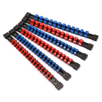 6 pièces qualité professionnelle 1/4 3/8 1/2 pouces entraînement ABS organisateur magnétique prise Clip Rail support supports outils prise organisateurs