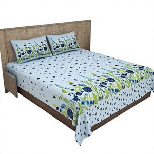 Parures de lit imprimées haut de gamme 2026 avec 2 taies d'oreiller incluses, en coton 300 fils, écologiques toutes saisons HEAVENBIRDS B84 - Product Image 1