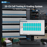 Analizador de Celdas de Batería Heltec Energy 1-5V 10A de 20 Canales con Software para PC para Ensamblaje y Clasificación de Paquetes de Baterías