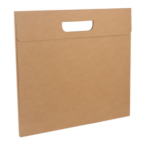 SINOART A1/A2/A3 Eco-friendly Recycled Material Paper Art Portfolio Bag Storage Artist Corrugated Art Portfolio