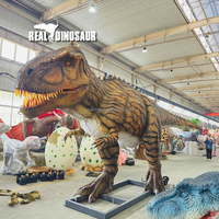 Modèle personnalisé de dinosaure Giganotosaurus grandeur nature pour parc à thème, animatronique, à vendre