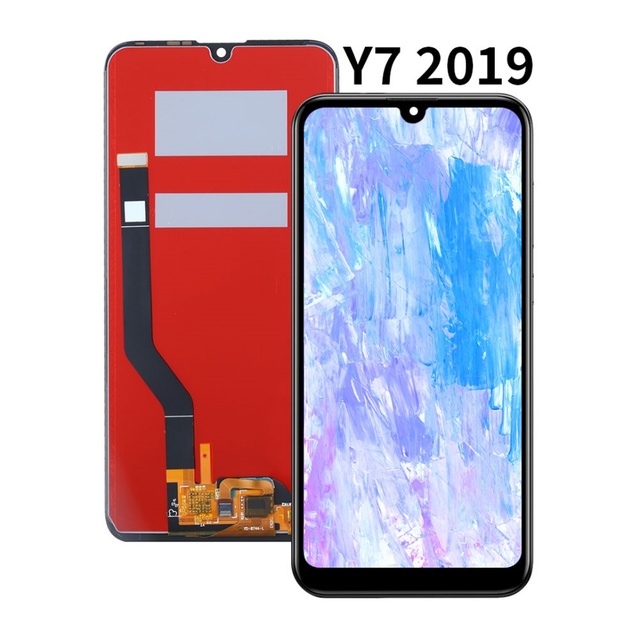 Mobile Phone LCDs Display Touch Digitizer Assembly Compatible Replacement Parts for Huawei Y7 Pro 2019 Screen for Huawei Y7 Plus