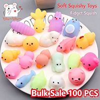 Nouveau Jouet Squishy Créatif et Mignon en Forme de Mini Animal (Phoque) pour Farces, Anti-Stress, Décompression, Fait Main, Vente en Gros