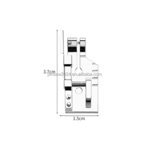 1/4 <span class=keywords><strong>Pied</strong></span>-de-biche Quilting & Patchwork <span class=keywords><strong>pour</strong></span> déflecteur épissage Machine à coudre à domicile <span class=keywords><strong>pour</strong></span> la production de vêtements modèle 9901 matériau en acier - Product Image 6