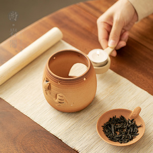 Estufa de Cerámica Shangyan para Tostar Té KCTZ-231123, Calentamiento con Leña para Mejorar el Aroma del Té, Origen Dehua - Product Image 3