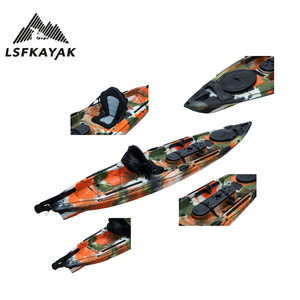 Fábrica 3,5 metros LSF grado superior profesional <span class=keywords><strong>pesca</strong></span> Kayak PE Material casco personalizar Color logo para uso <span class=keywords><strong>de</strong></span> una persona en el lago - Product Image 3