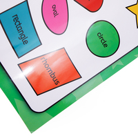 Personnalisé En Gros A0 A1 A2 A3 Bébé Enfants Nombre Éducatif Formes Couleur Alphabet Affiche École Mur Affiche Impression