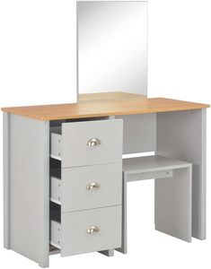 Tocador <span class=keywords><strong>de</strong></span> Maquillaje Hecho a Medida con Cajones, Tocador Blanco con Espejo, Tocadores <span class=keywords><strong>de</strong></span> Maquillaje para <span class=keywords><strong>Adolescentes</strong></span>, Tocador Sencillo - Product Image 4