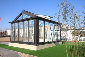 من المصنع مباشرة غرفة شمس معزولة كبيرة مع إطار من سبائك الألومنيوم وصب سقف مضلع للشقق - Product Image 4