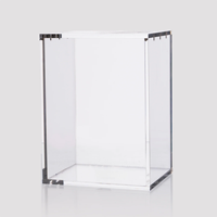 Boîte de protection en acrylique transparente pour figurines Funko Pop, boîte empilable pour figurines en vinyle, boîte de collection avec aimants, couvercles, étui en acrylique