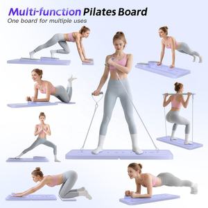 CZFIT Tabla <span class=keywords><strong>de</strong></span> Pilates Plegable Comercial y Doméstica, Reformer Multifuncional, Entrenador Abdominal y <span class=keywords><strong>de</strong></span> Core, con Ruedas A_B para Ejercicio - Product Image 6