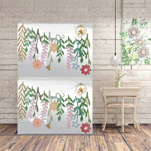 Adornos Colgantes Personalizados para Fiesta de Graduación, Decoración para Habitación Infantil, Pancarta de Papel con Flores de Doble Cara, Impresión Duradera en Serigrafía - Product Image 3