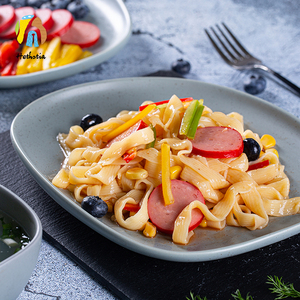 Nouilles d'adhésion à la sauce épaisse Shirataki Keto Friendly Forme de tagliatelle de <span class=keywords><strong>konjac</strong></span> végétalienne instantanée sans gluten avec saveur d'avoine - Product Image 3