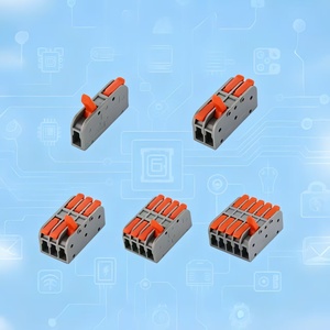 Connecteur de câblage rapide professionnel à insertion rapide, bornier de raccordement compact pour boîtier de jonction, ports multiples - Product Image 3