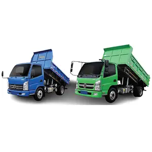 Attractive price euro 5 diesel container size 3450*1900*600 curb weight 2600kg Right Hand Drive dump truck