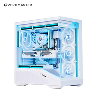 Zeromaster OEM Gaming PC Case Mid Tower Computer Chassis Tempered Glass High Airflow Supports ATX Micro ATX Mini ITX