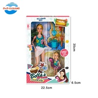 Poupée de plage à succès en 2023 avec jouet pour enfant, yeux 3D avec un jouet bouée de sauvetage pour cadeau de fille
