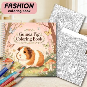 Carnet de coloriage personnalisé à spirale pour enfants, impression sur mesure, prix d'usine, coloriage personnalisé - Product Image 1