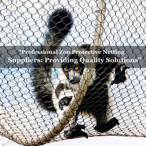 Malla de Cuerda Tejida de Acero Inoxidable, Tejido Plano, Red de Cercado para Tigres/Leones de Tamaño Personalizado, Barrera de Seguridad para Animales Grandes a Prueba de Escape - Product Image 1