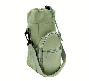 Bolsa Térmica de Poliéster para Botella de Agua con Correa y Bolsillo con Cremallera para Teléfono, Tipo Bandolera, Capacidad de 32oz/40oz - Product Image 5